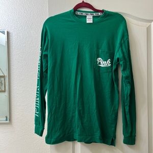 PINK Women’s Green Long sleeve Size XS